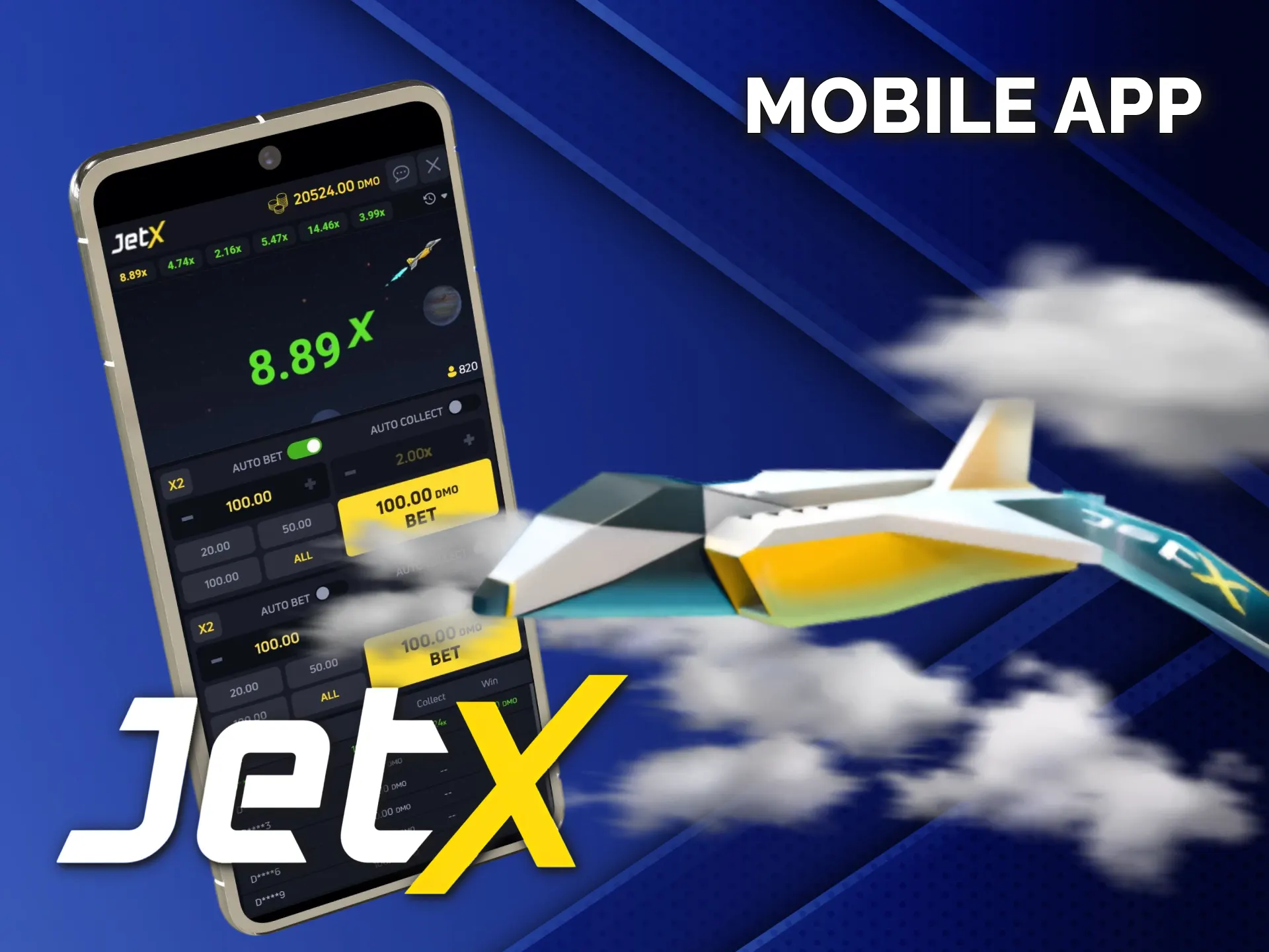 Register on JetX easily and start enjoying the thrill right away.